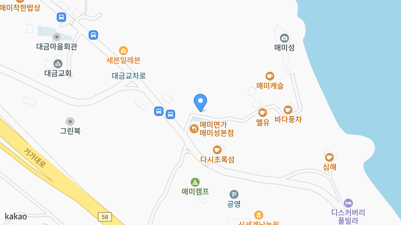 심해꿀빵 위치 지도