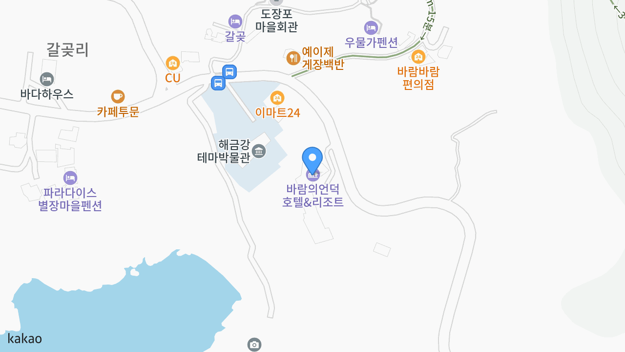 바람의언덕 위치 지도