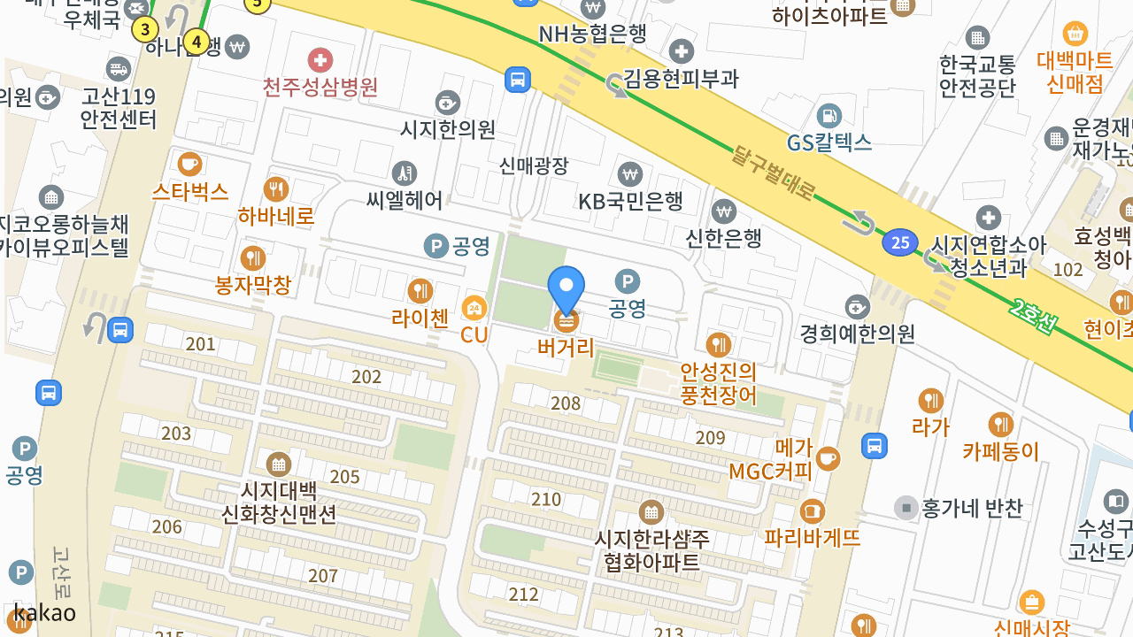 대가야성 짬뽕 위치 지도