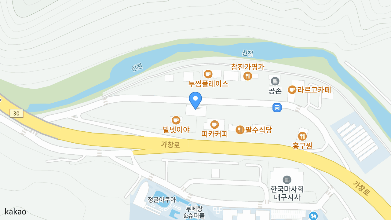 가창해물돌짬뽕 위치 지도
