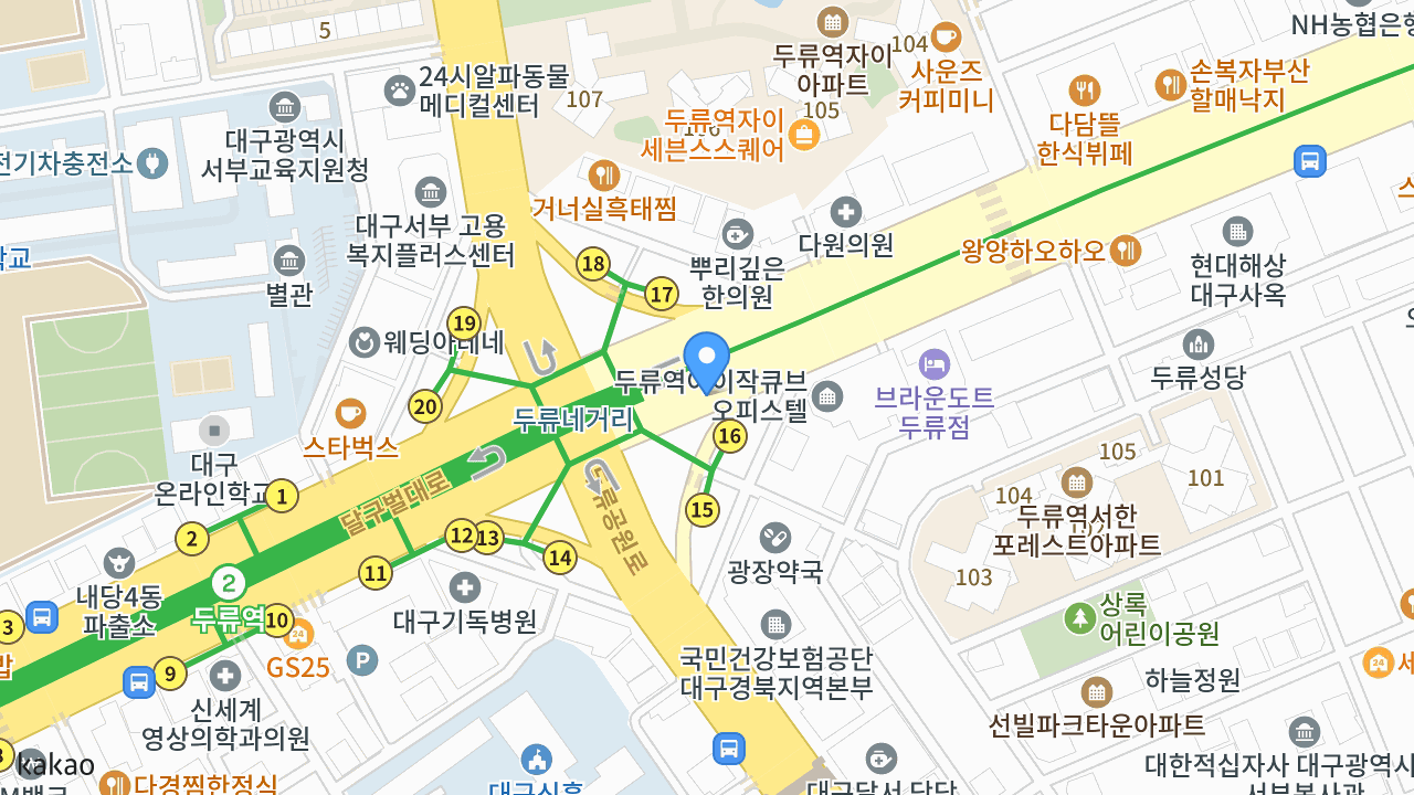 중국성 위치 지도