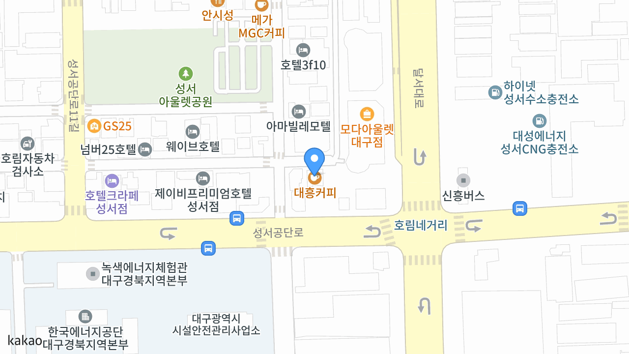 대흥커피 위치 지도
