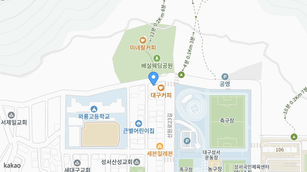 물그나무 위치 지도