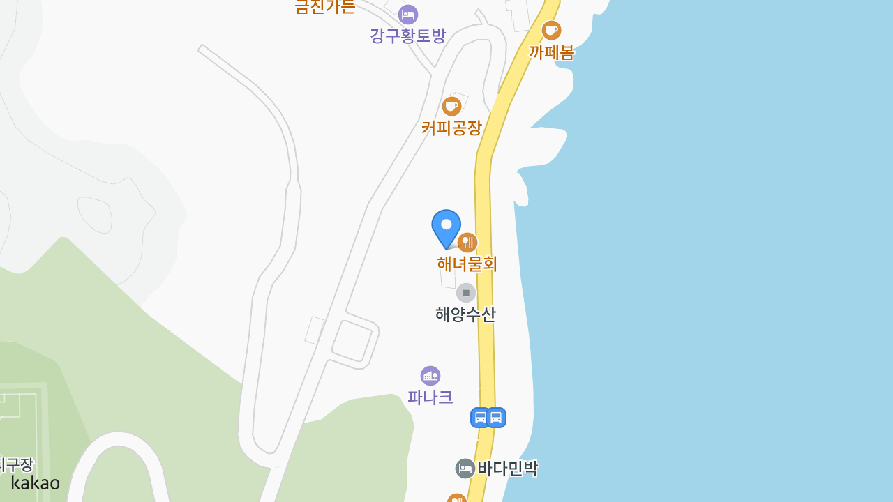 해녀 생선구이 위치 지도
