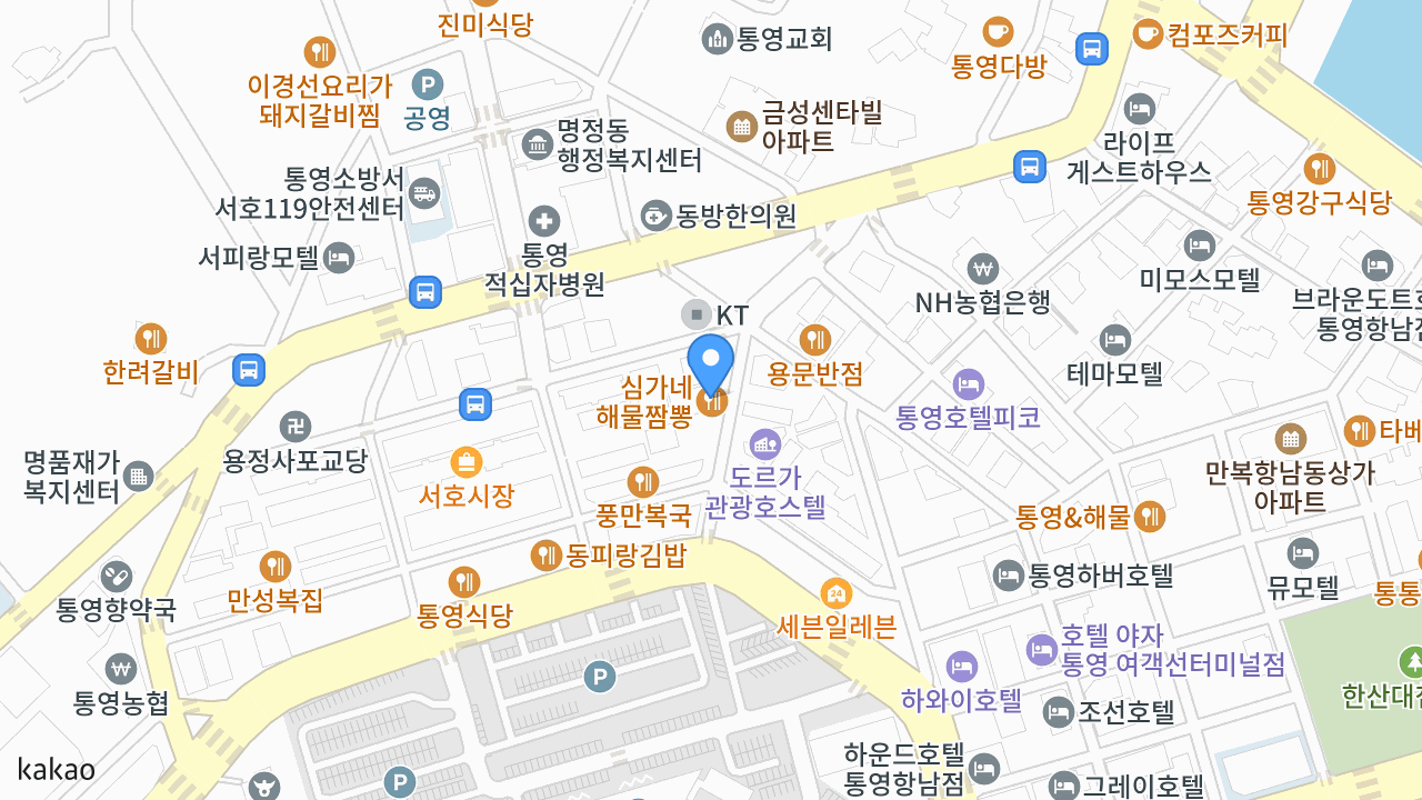 심가네해물짬뽕 위치 지도