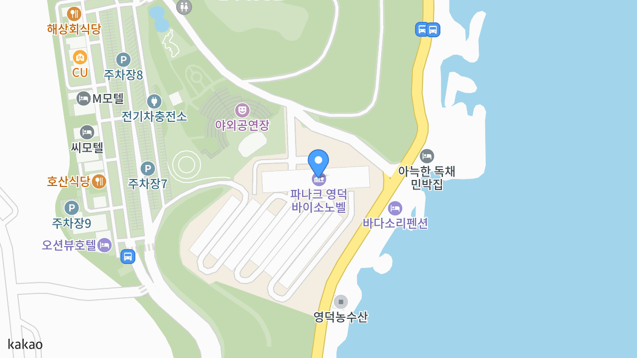 파나크 영덕 바이소노벨 위치 지도